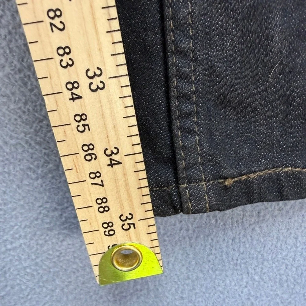 Levis 559 Jeans Relaxed Straight Fit 42x36 (FIT 42x35) Black Denim Stretch Pants